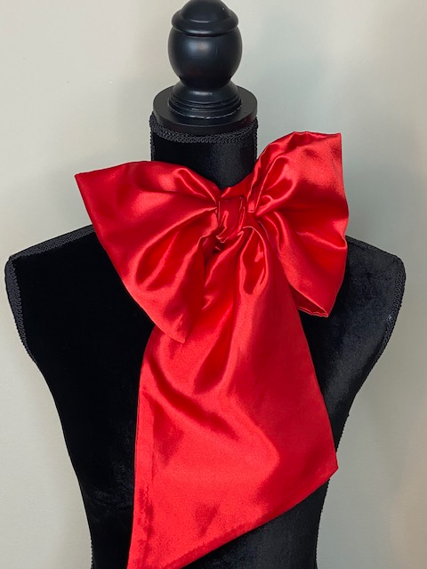 Fishtail Chic Neckerchief - Runway Red