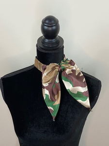 Traditional Neckerchief - Sateen Camo Print