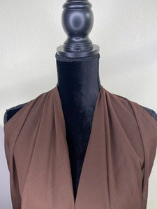 Scarf Vest - Haute Chocolate