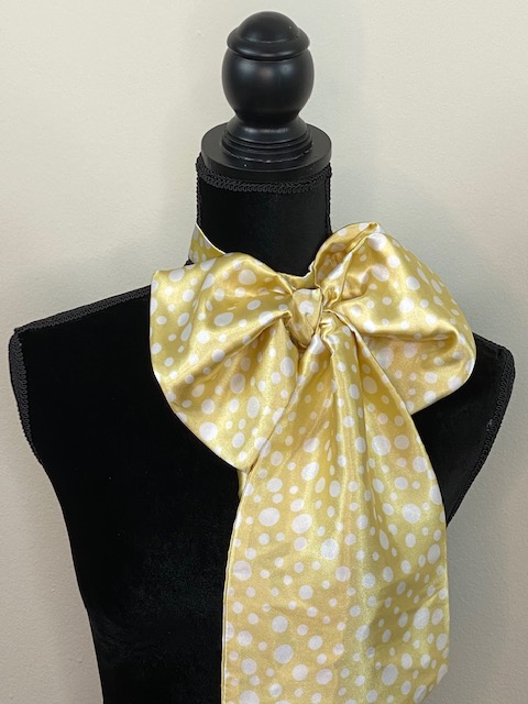 Fishtail Chic Neckerchief - Polka Dot Connections (Y&W)